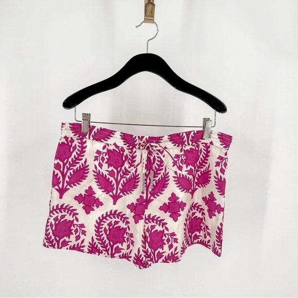 DVF Diane Von Furstenberg DVF 'BENAN' INDIAN BROCADE PRINTED SILK SHORTS - Picture 7 of 8